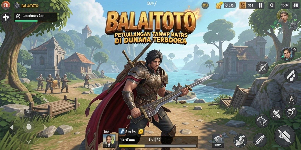 Tangkapan layar gameplay BALAITOTO yang menampilkan petualangan seru di dunia terbuka.