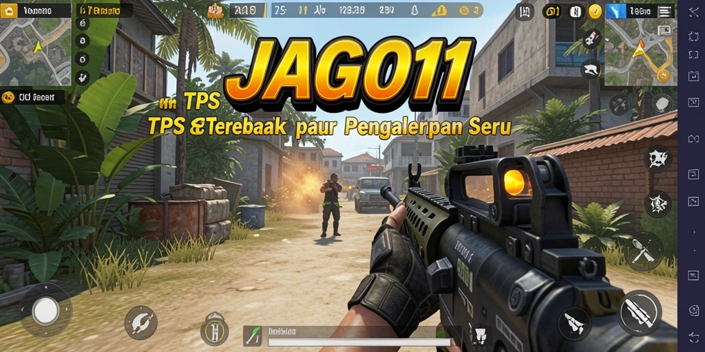 Screenshot JAGO11 menunjukkan aksi intens dan grafis menawan gameplay TPS.