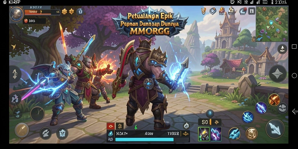 Gameplay seru KKRP dengan grafik memukau di dunia MMORPG.