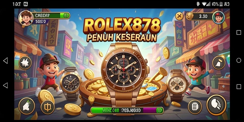 Tampilan gameplay seru dari ROLEX878 dengan grafis yang menarik.