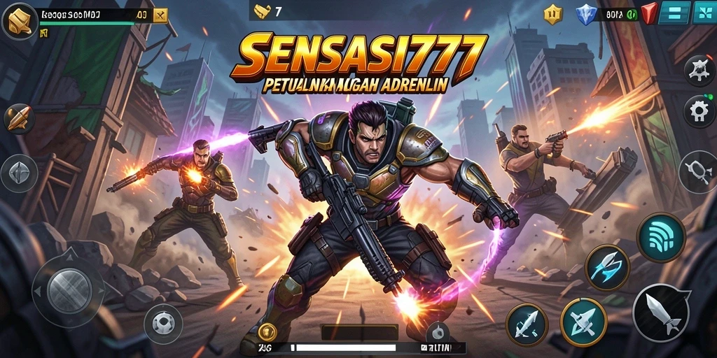 Tampilan menarik dari gameplay SENSASI777 dengan aksi mendebarkan.